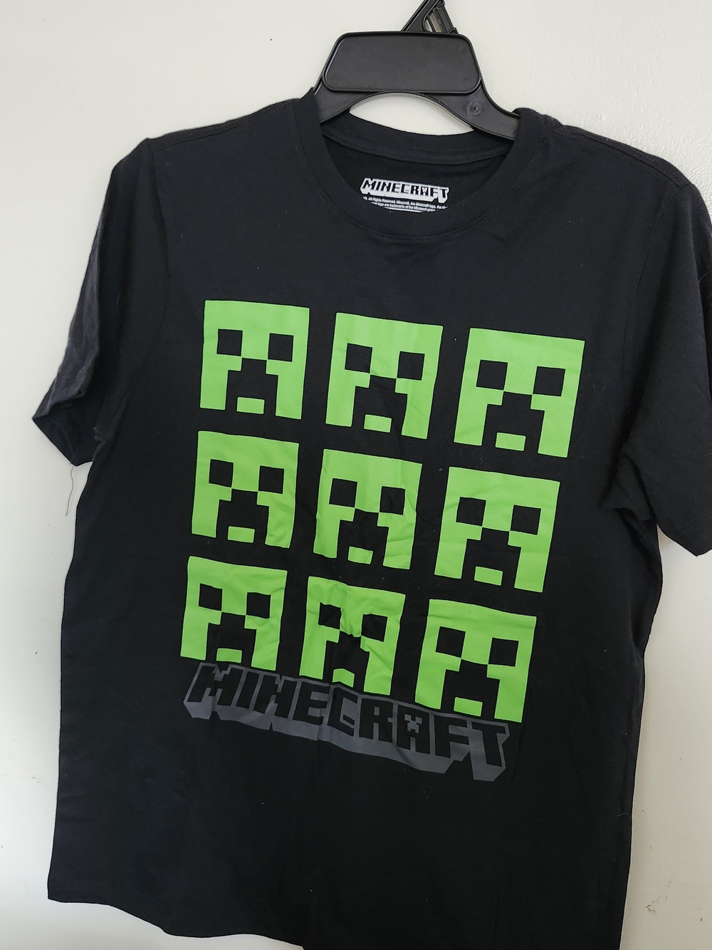MAD Engine Black Minecraft Logo Tee